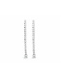 Diamond Drop Earrings Set In 18ct White Gold Set With 38 Round Brilliant Cut Diamonds